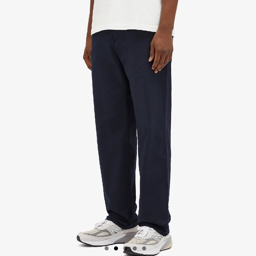 Norse Projects Blue Chinos Relaxed Fit Cotton Blend